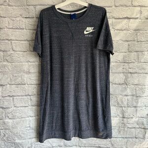 PREOWNED NIKE SHORT SLEEVE TSHIRT DRESS BLUE WOMENS PLUS SIZE 1X